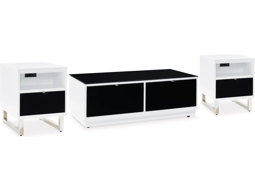 Gardoni Coffee Table and 2 Chairside End Tables - main image