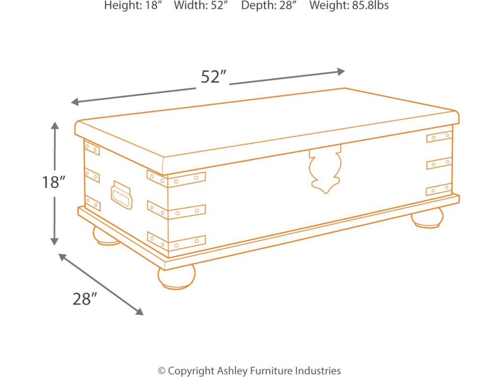 Carynhurst Coffee Table with Lift Top - image 3