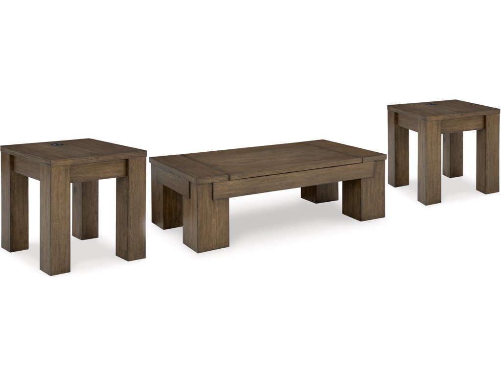 Rosswain Lift-top Coffee Table and 2 End Tables - main image