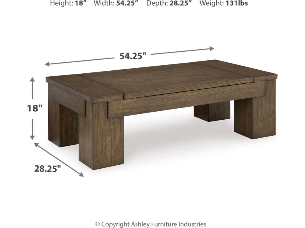 Rosswain Lift-top Coffee Table and 2 End Tables - image 8