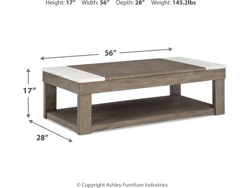 Loyaska Lift-top Coffee Table and 2 End Tables - image 11