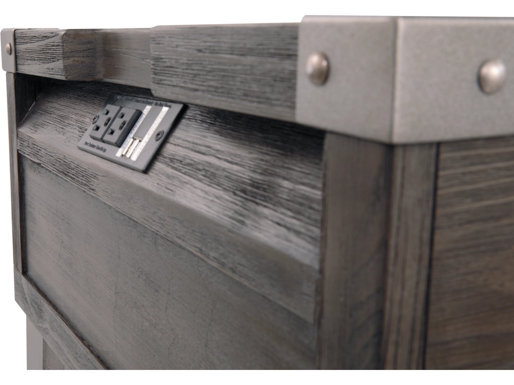 Todoe End Table with USB Ports & Outlets - image 11