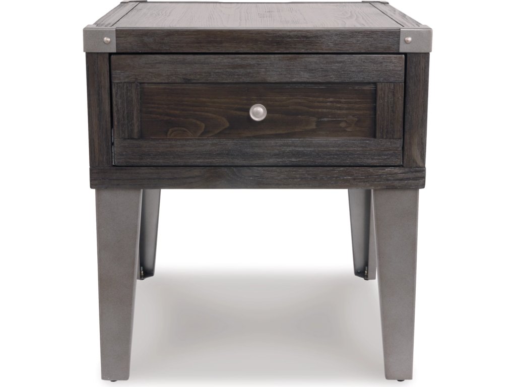 Todoe End Table with USB Ports & Outlets - image 5