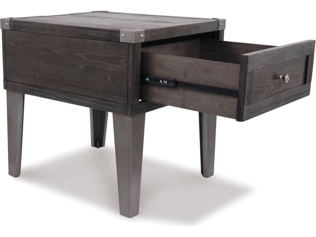 Todoe End Table with USB Ports & Outlets - image 8