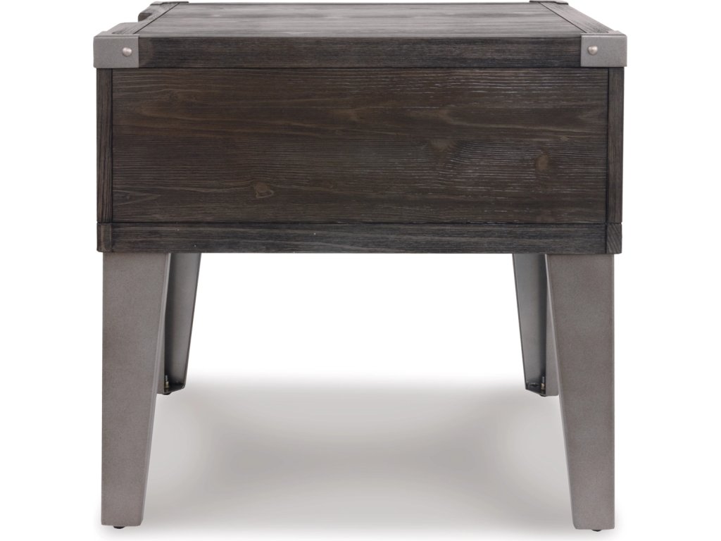 Todoe End Table with USB Ports & Outlets - image 6