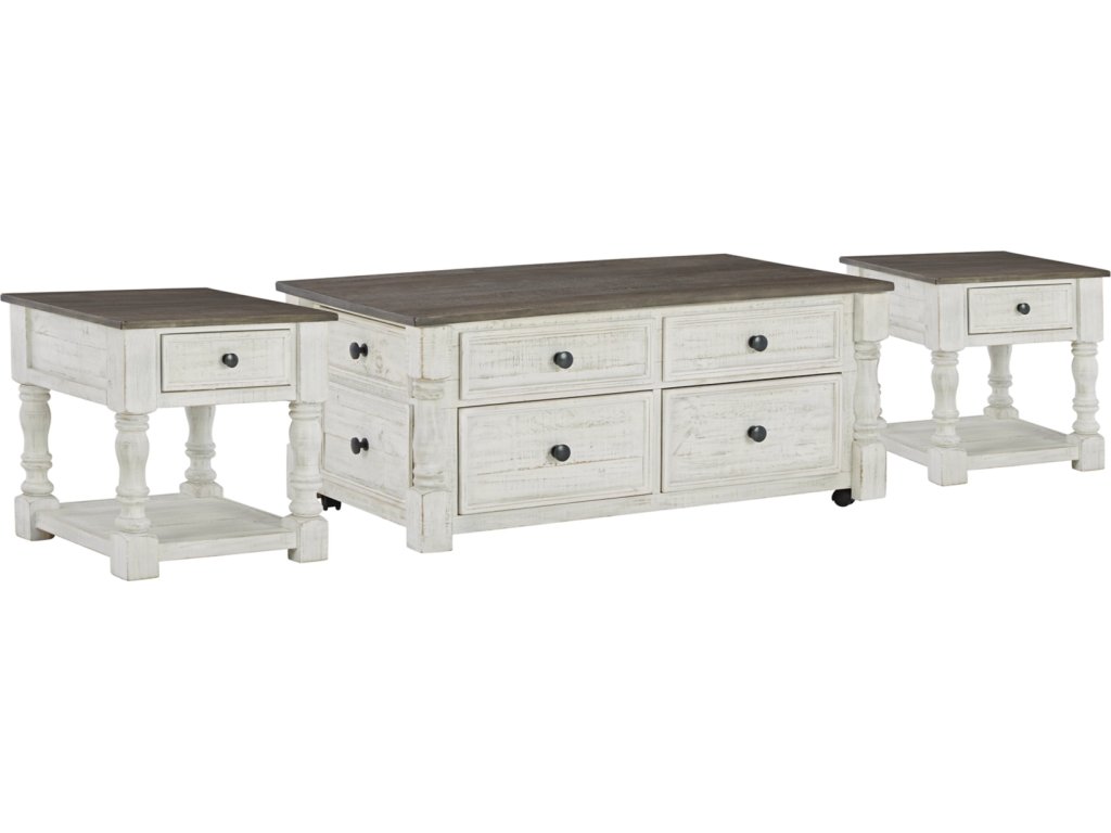 Havalance Lift Top Coffee Table and 2 End Tables - main image