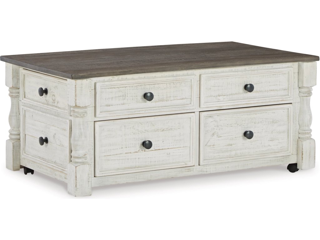 Havalance Lift Top Coffee Table and 2 End Tables - image 2