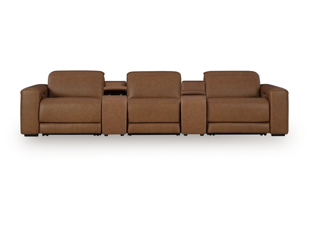 Magic Man 5-Piece Power Reclining Sectional with Console - main image