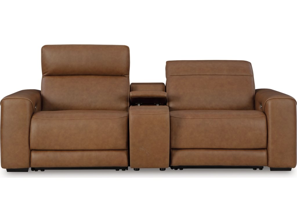 Magic Man 2-Piece Power Reclining Sectional Loveseat with Console - main image