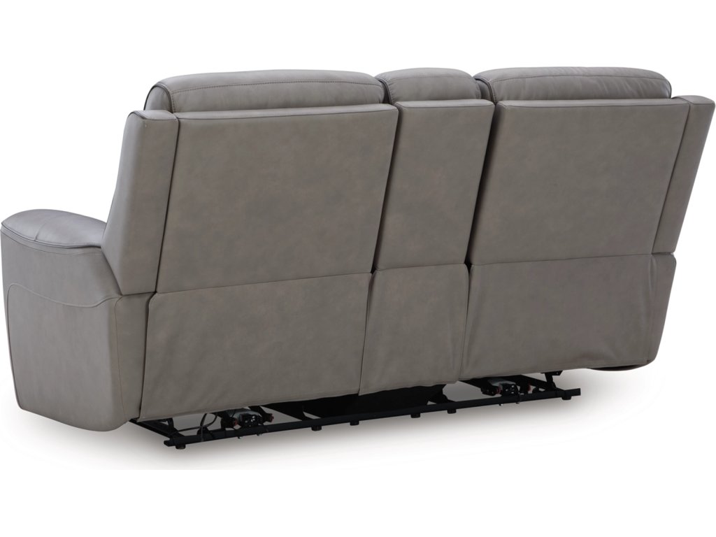 5Z-Comfort Power Reclining Loveseat with Console - image 2