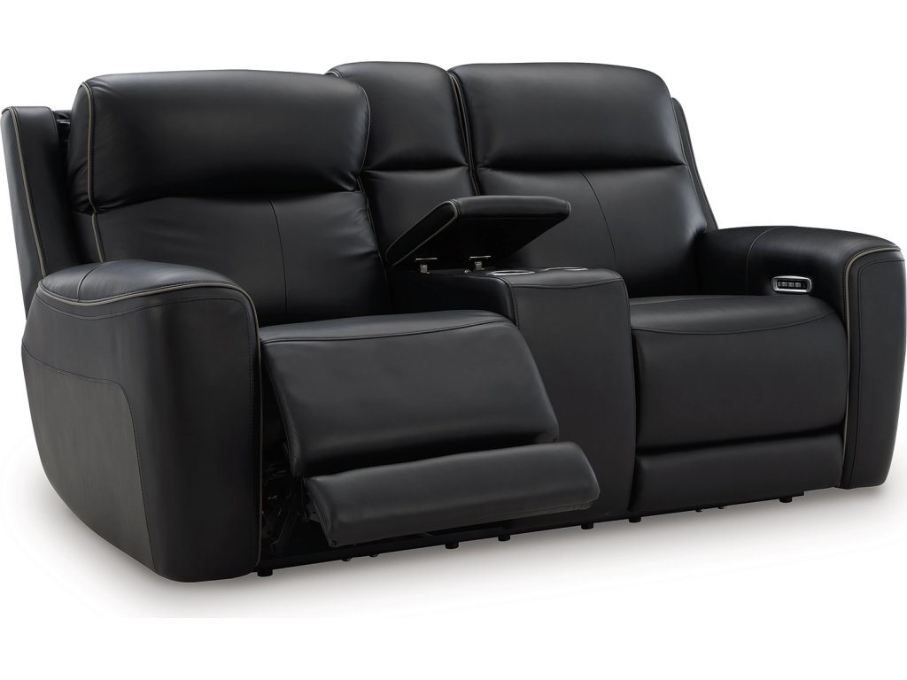 5Z-Comfort Power Reclining Loveseat with Console - image 2