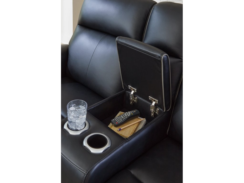 5Z-Comfort Power Reclining Loveseat with Console - image 7