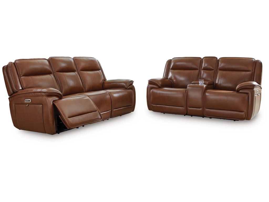 Healy Pier Power Reclining Sofa and Loveseat - main image