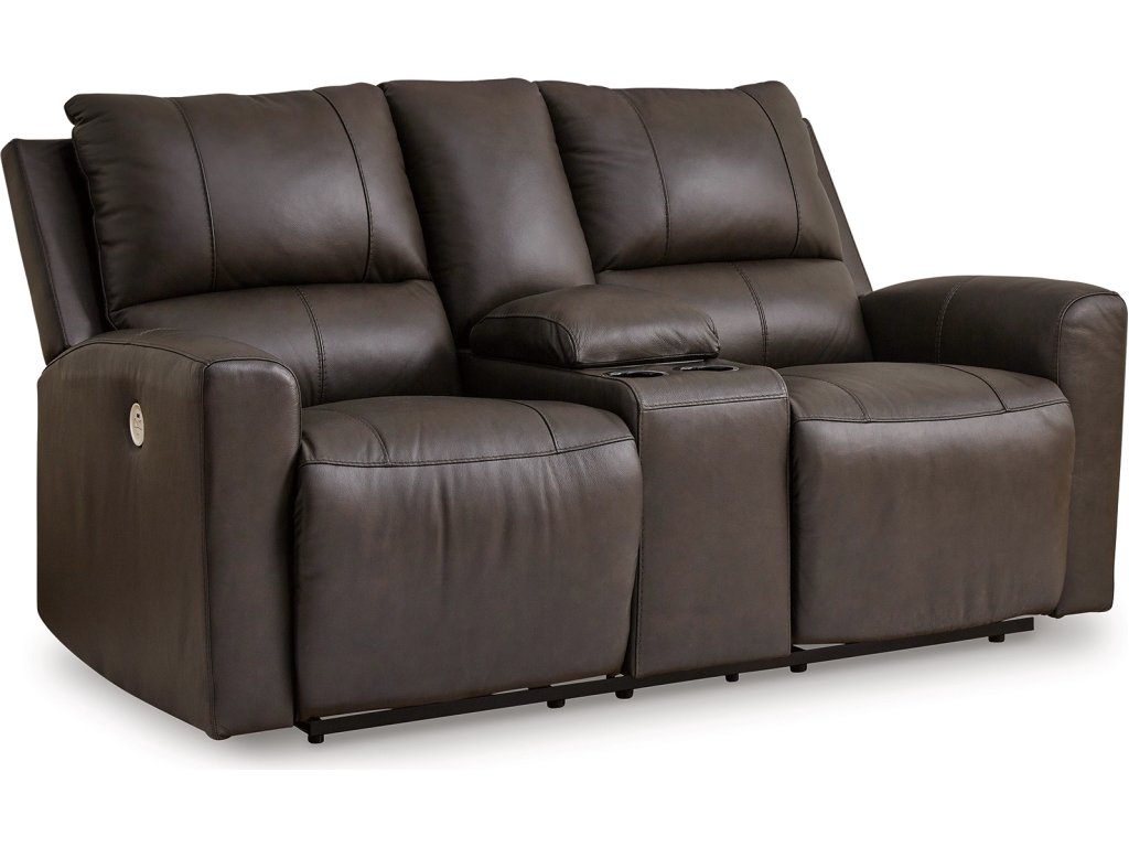 Boxmere Power Reclining Loveseat with Console - main image
