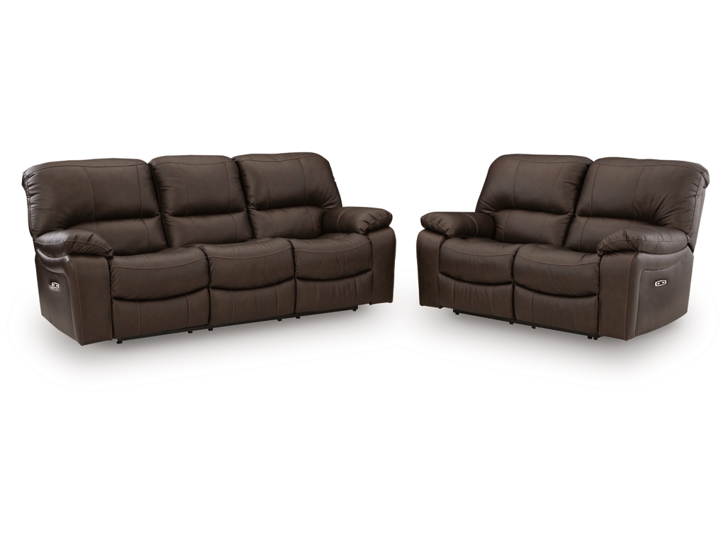 Leesworth Power Reclining Sofa and Loveseat - image 1