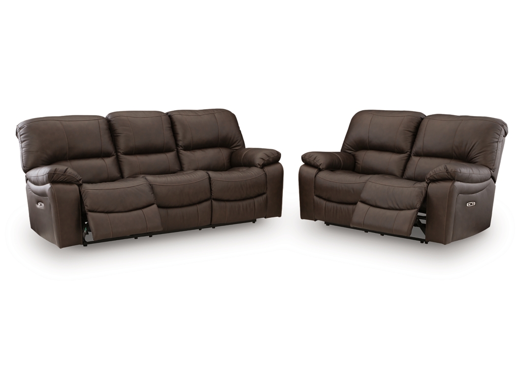 Leesworth Power Reclining Sofa and Loveseat - image 2