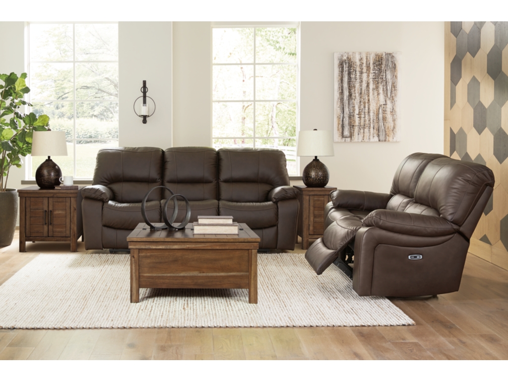 Leesworth Power Reclining Sofa and Loveseat - image 3