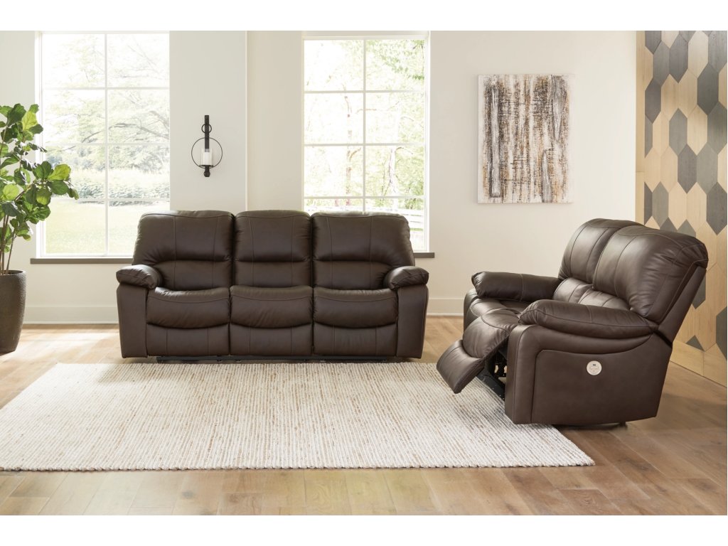 Leesworth Power Reclining Sofa and Loveseat - main image