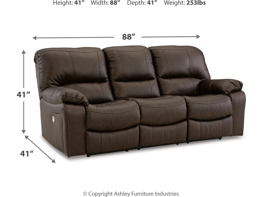 Leesworth Power Reclining Sofa, Loveseat and Recliner - image 19
