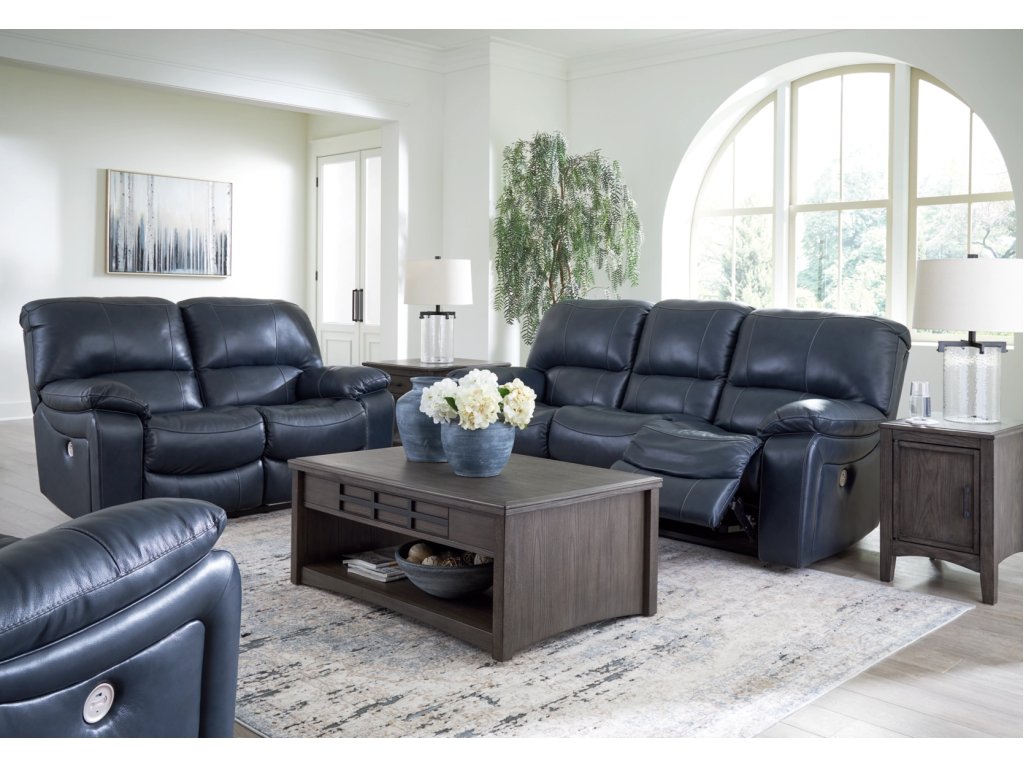 Leesworth Power Reclining Sofa, Loveseat and Recliner - main image