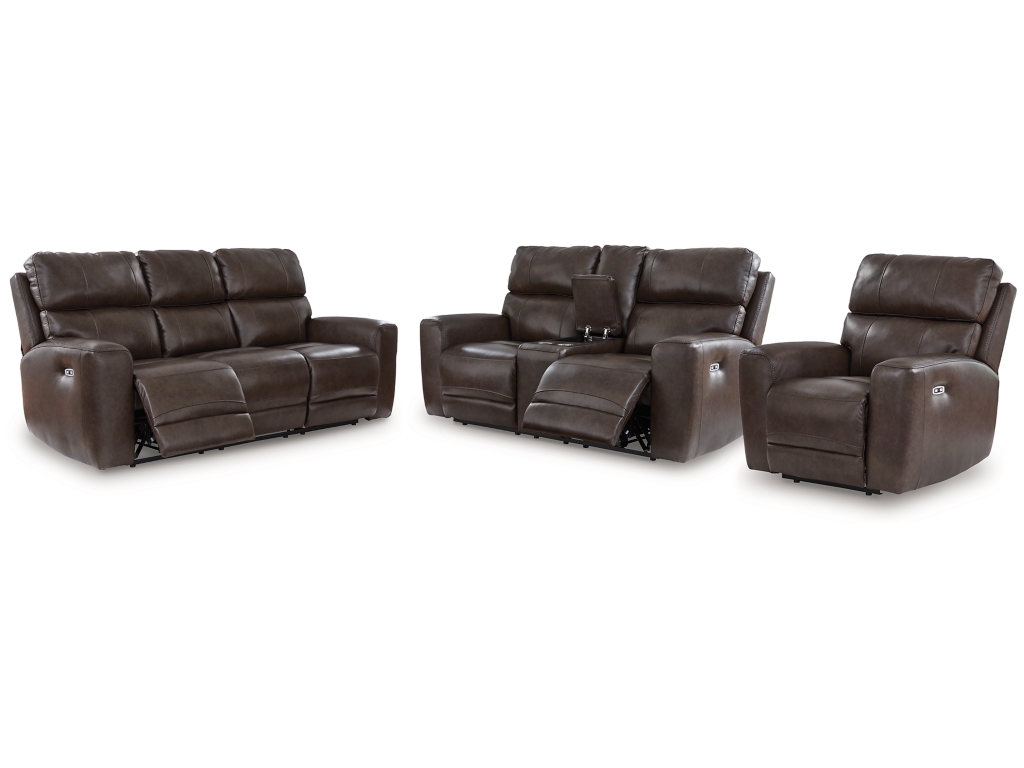 Crossplex Power Reclining Sofa, Loveseat and Recliner - main image