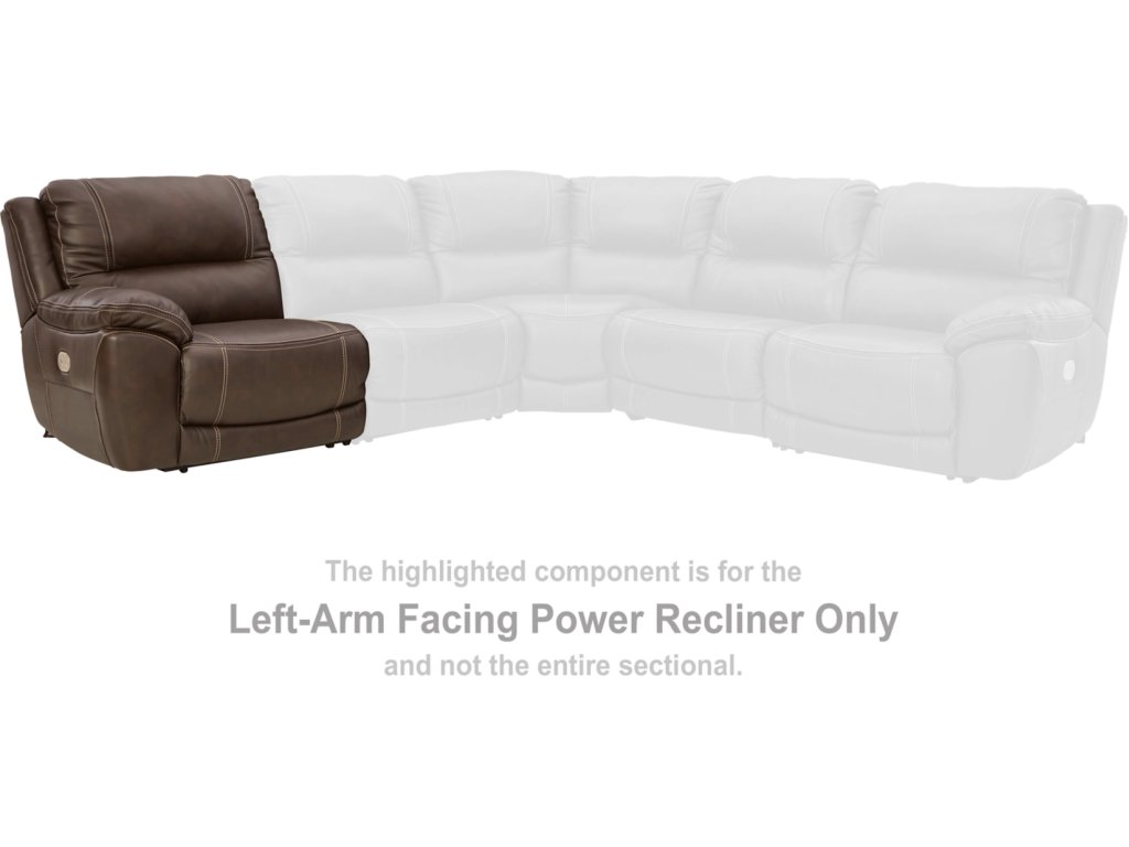 Dunleith Left-Arm Facing Power Recliner - image 1