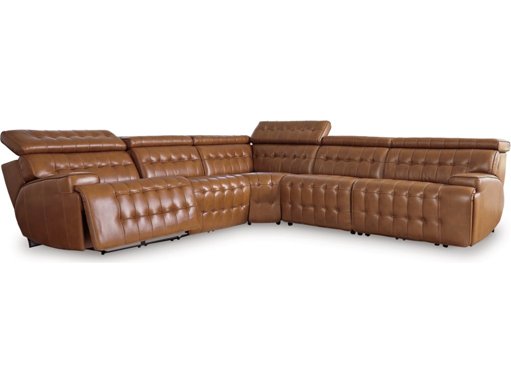 Temmpton 5-Piece Power Reclining Sectional - main image