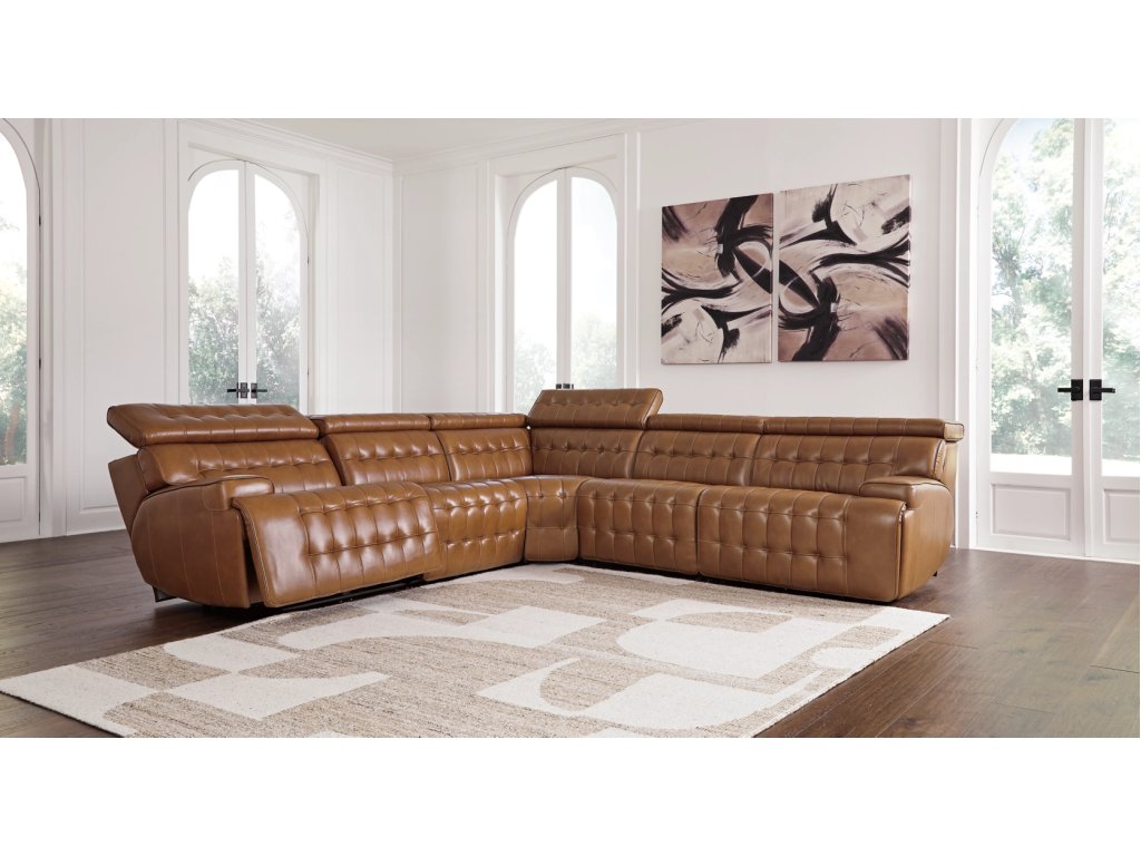 Temmpton 5-Piece Power Reclining Sectional - image 1