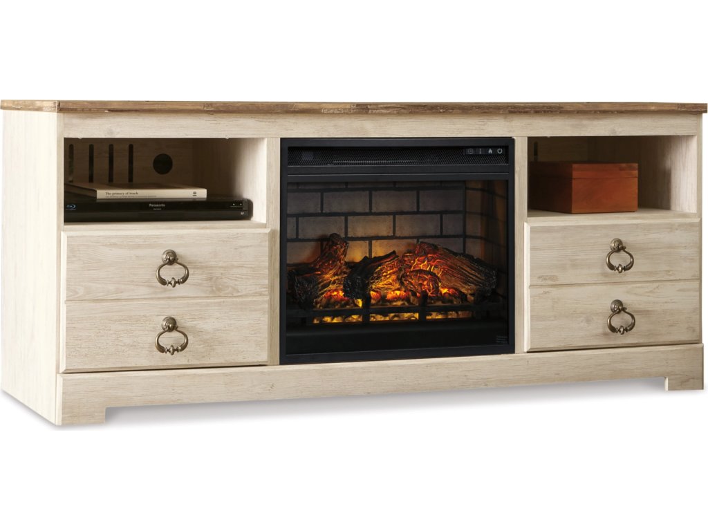 Willowton 64" TV Stand with Electric Fireplace - main image