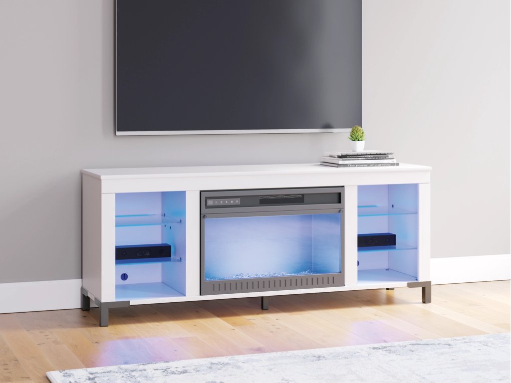 Brollevi 60" TV Stand with Electric Fireplace - image 9