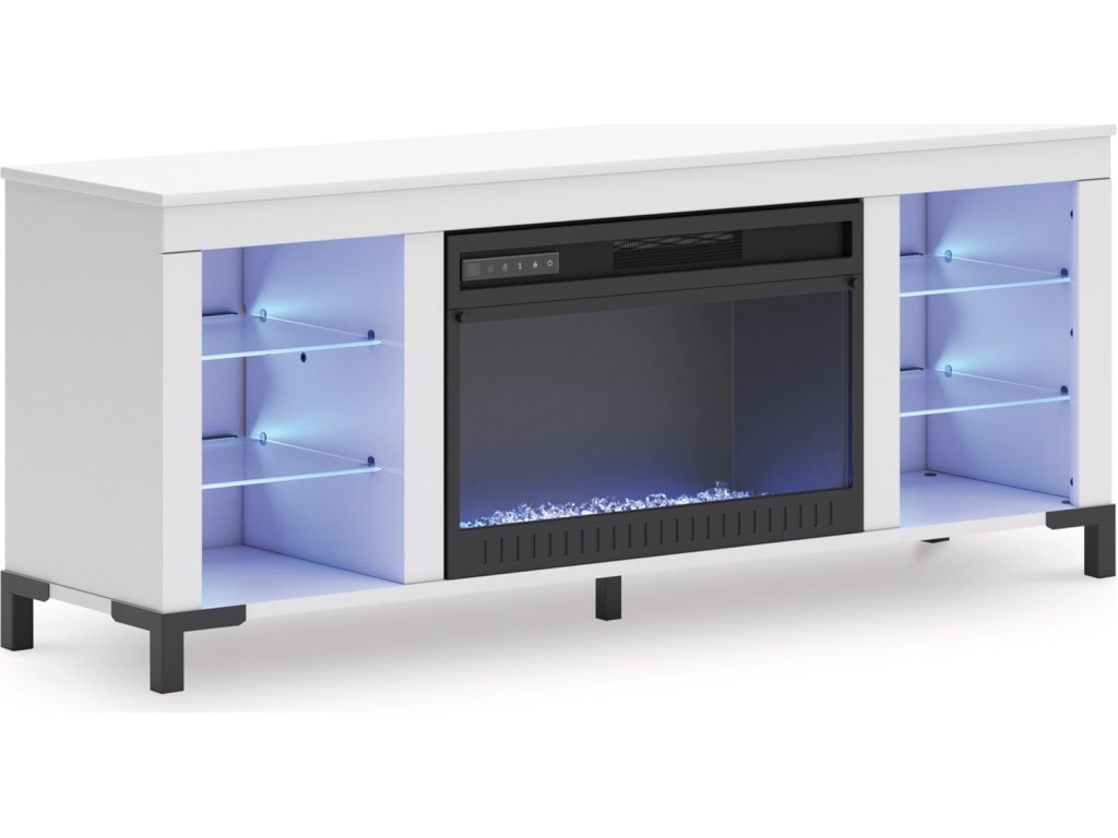 Brollevi 60" TV Stand with Electric Fireplace - image 3