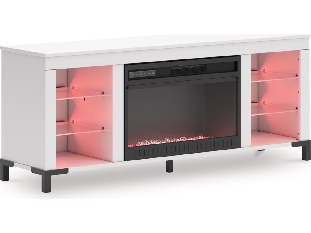Brollevi 60" TV Stand with Electric Fireplace - image 4