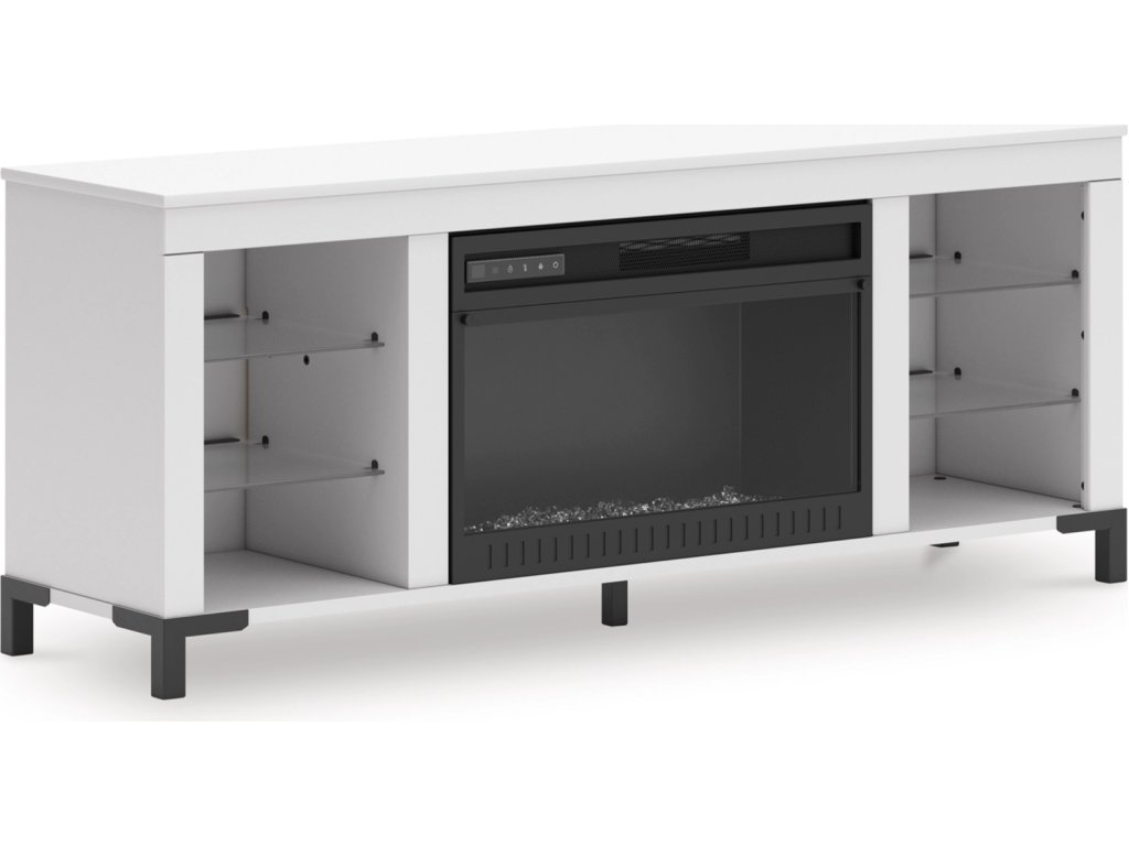 Brollevi 60" TV Stand with Electric Fireplace - main image