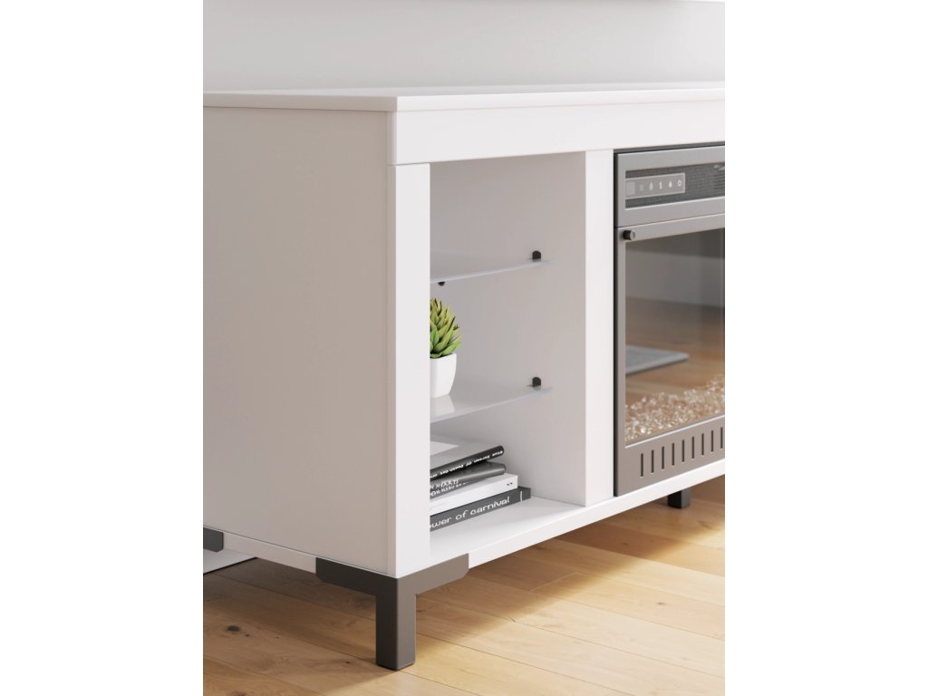 Brollevi 60" TV Stand with Electric Fireplace - image 8