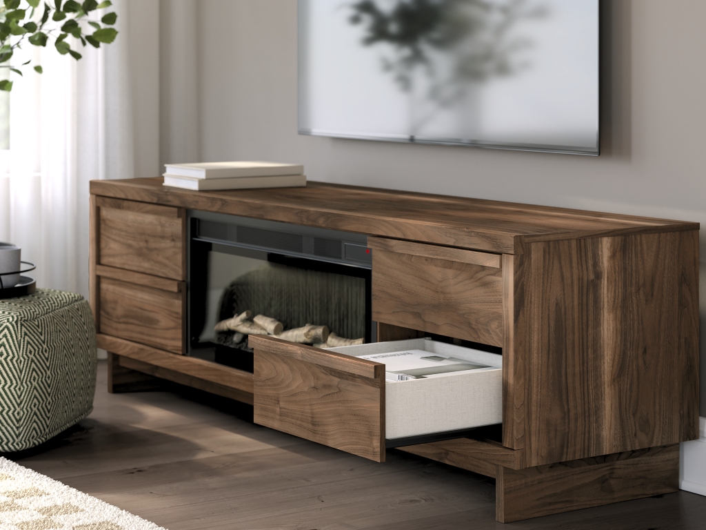 Zadilyn 72" TV Stand with Electric Fireplace - image 8