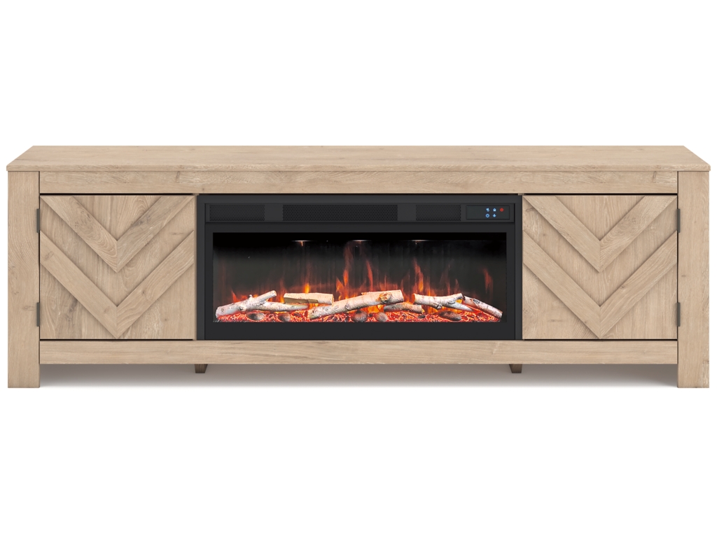Cayboni 71" TV Stand with Electric Fireplace - main image