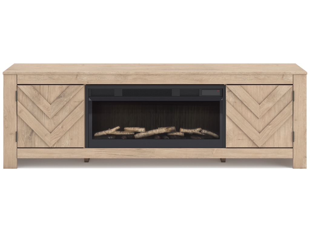 Cayboni 71" TV Stand with Electric Fireplace - image 2