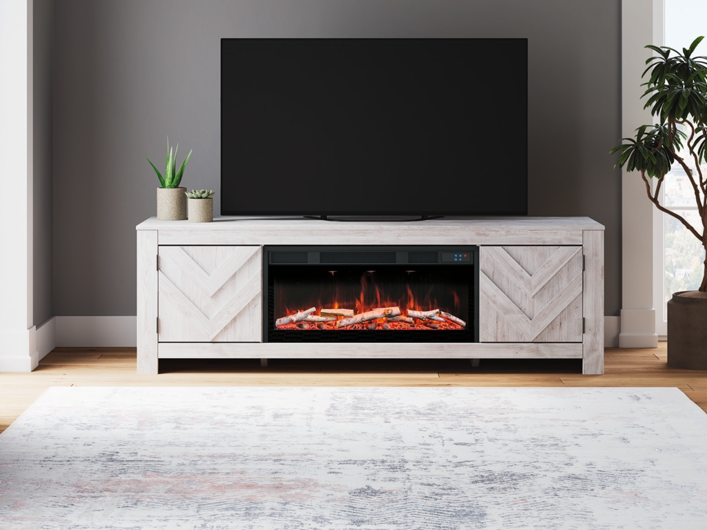 Cayboni 71" TV Stand with Electric Fireplace - image 1