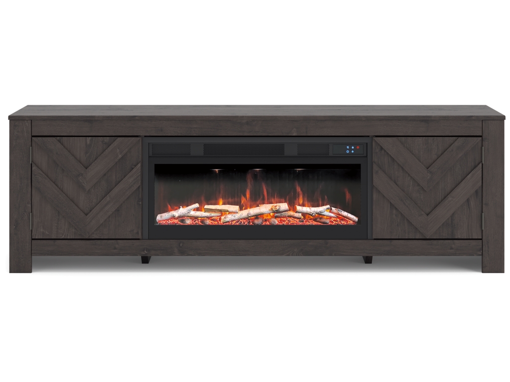 Cayboni 71" TV Stand with Electric Fireplace - main image