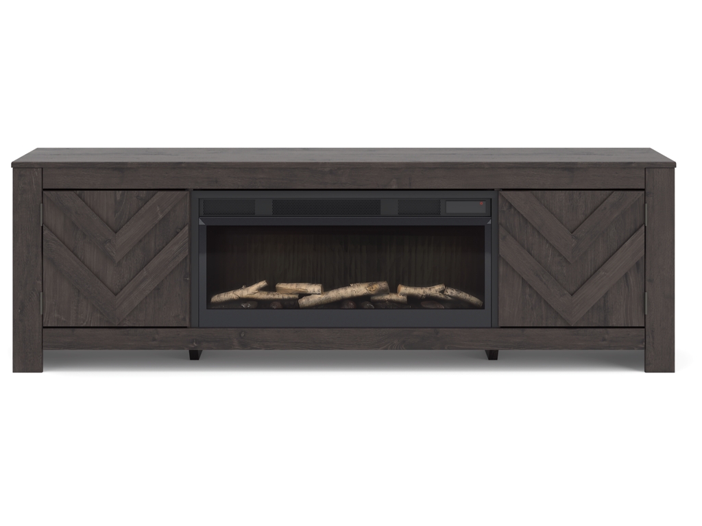 Cayboni 71" TV Stand with Electric Fireplace - image 2
