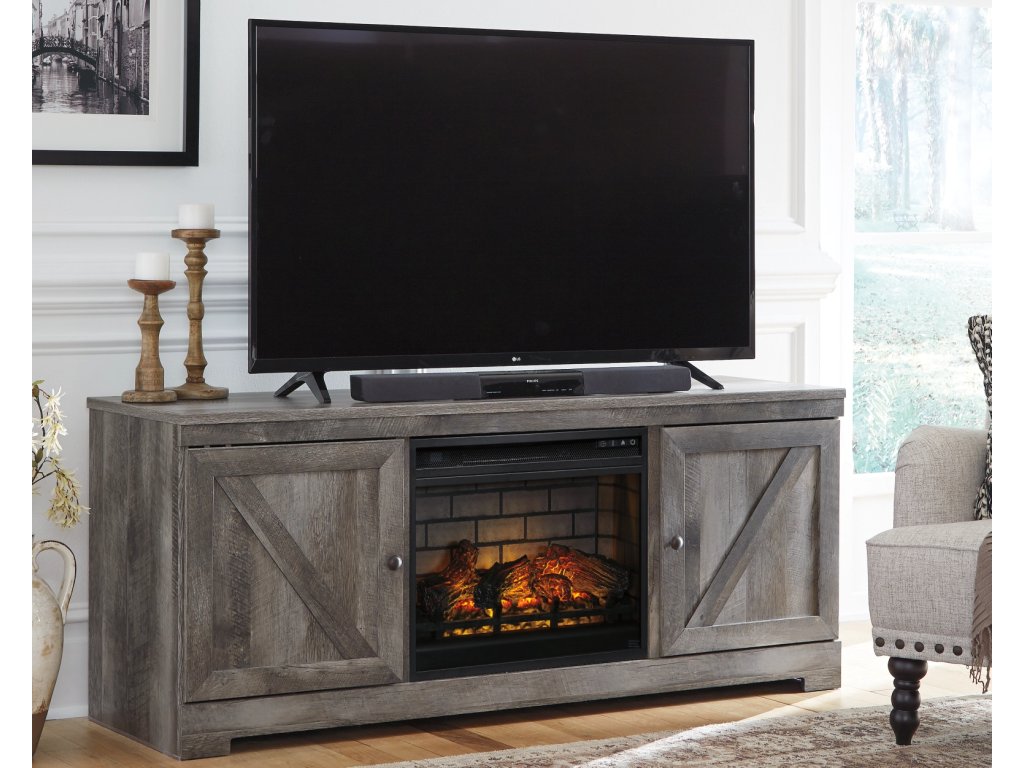 Wynnlow 63" TV Stand with Electric Fireplace - image 1