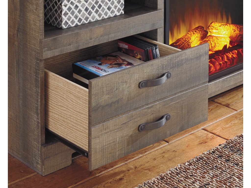 Trinell 63" TV Stand with Electric Fireplace - image 3