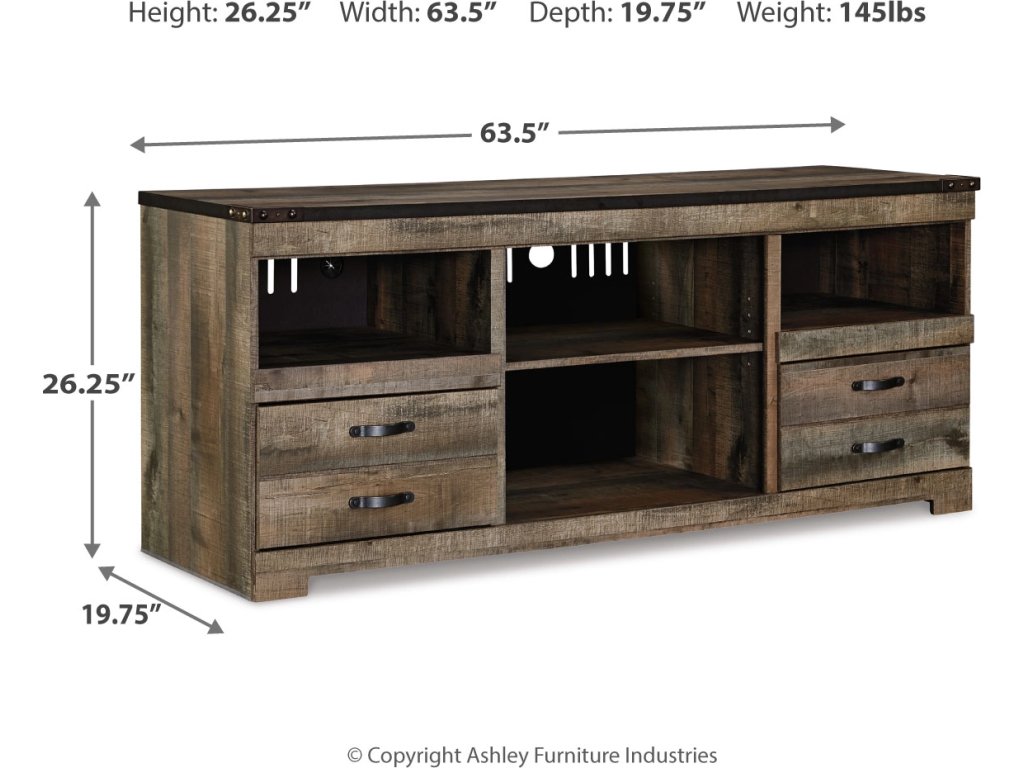 Trinell 63" TV Stand - image 2