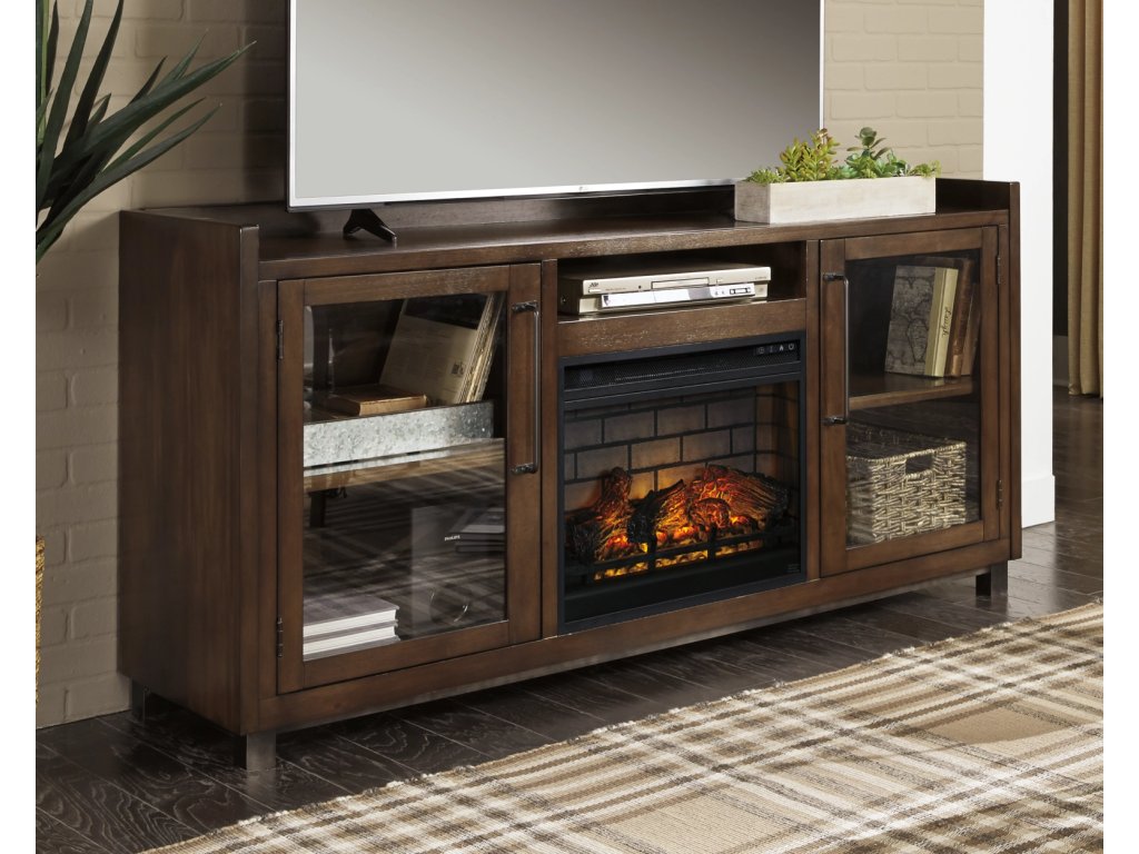 Starmore 70" TV Stand with Electric Fireplace - image 1