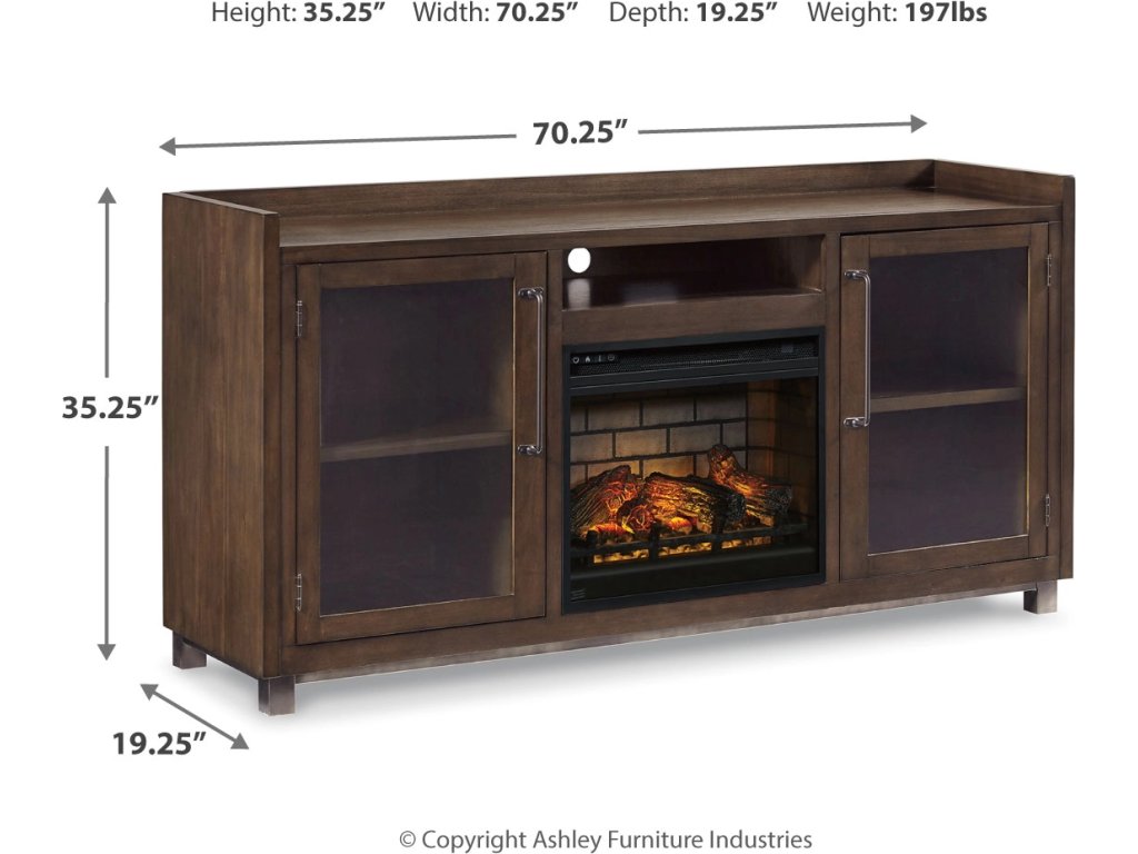 Starmore 70" TV Stand with Electric Fireplace - image 3