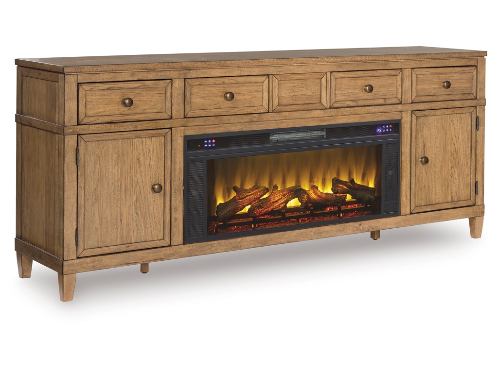 Sharlance 81" TV Stand with Electric Fireplace - main image
