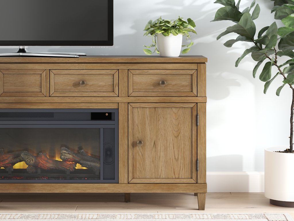 Sharlance 81" TV Stand with Electric Fireplace - image 3