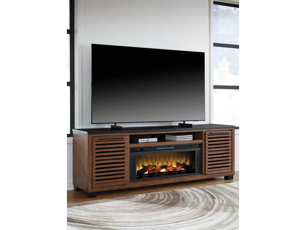 Kallari 84" TV Stand with Electric Fireplace - image 1