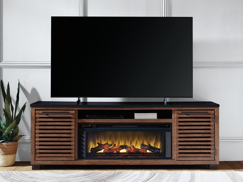 Kallari 84" TV Stand with Electric Fireplace - image 3