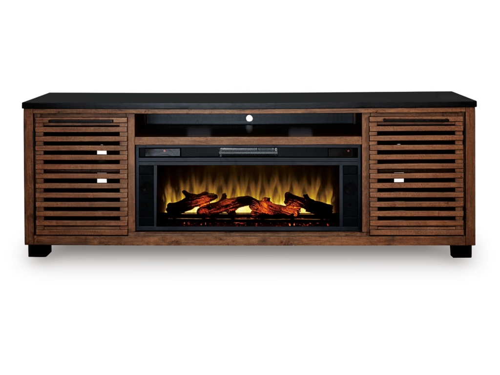 Kallari 84" TV Stand with Electric Fireplace - image 2